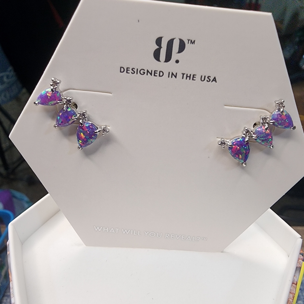 Bomb Party October Birthday Earrings
